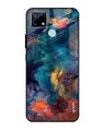 Shop Cloudburst Printed Premium Glass Cover for Realme C25 (Shock Proof, Lightweight)-Front