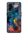 Shop Cloudburst Printed Premium Glass Cover for Realme X7 Pro (Shock Proof, Lightweight)-Front