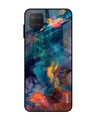Shop Cloudburst Printed Premium Glass Cover for Samsung Galaxy M12 (Shock Proof, Light Weight)-Front