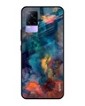 Shop Cloudburst Printed Premium Glass Cover for Vivo Y73 (Shockproof, Light Weight)-Front