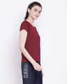 Shop Activewear T Shirt In Maroon-Design
