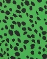 Shop Animal Print Top & Shorts Set In Green  Crepe-Full