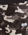 Shop Camouflage Print Activewear Ankle Length Tights In Dark Grey