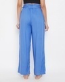 Shop Chic Basic Wide Leg Pants In Blue   Rayon-Full