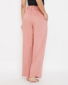Shop Chic Basic Wide Leg Pants In Peach Pink   Rayon-Full