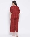 Shop Classic Checks Top & Pyjama In Maroon-Design