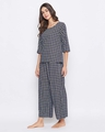 Shop Classic Checks Top & Pyjama Set-Design