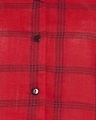 Shop Classy Checks Top & Shorts In Red  100% Cotton