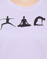 Shop Comfort Fit Active Graphic Print T-Shirt In Lavender-Full