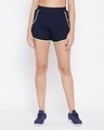 Shop Comfort Fit Active Shorts In Navy-Front