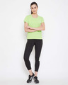 Shop Comfort Fit Active T-Shirt in Lime Green-Cotton Rich