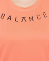Shop Comfort Fit Active Text Print T-Shirt In Orange-Full