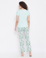 Shop Cool Cactus Top & Pyjama Set In Light Blue  Cotton Rich-Full