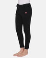Shop Cotton Gym/Sports Activewear Track Pants In Black-Design