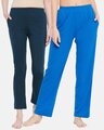 Shop Pack of 2 Blue Cotton Chic Pyjamas-Front