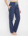 Shop Pack of 2 Women Blue & Black Print Me Pretty Pyjamas-Design