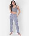 Shop Pack of 2 Women Blue Print Me Pretty Pyjamas