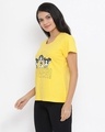 Shop Pack of 2 Cotton Print Me Pretty T-shirt - Yellow & Pink-Design