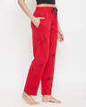 Shop Pack of 2 Women Pink & Beige Printed Pyjamas-Design