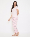 Shop Cotton Printed Short Sleeve Button Top & Pyjama Set-Design