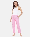 Shop Cotton Rich Polka Print Pyjamas In Pink