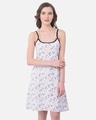 Shop Cotton Rich Printed Sleep Dress-Front