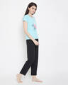 Shop Cotton Rich Printed T Shirt & Pyjama Set-Design