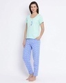 Shop Cotton Rich Printed Top & Pyjama-Design