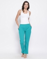 Shop Women's Sky Green Pyjamas-Full