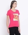 Shop Cotton Rich Text Print Top-Design