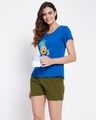 Shop Cotton Tooty Fruity T Shirt And Boxer Shorts Set-Front