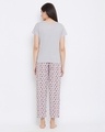 Shop Dragonfly Print Top & Pyjama In Grey   Cotton Rich-Design