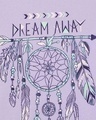Shop Dreamcatcher Print Short Night Dress In Lilac   100% Cotton-Full