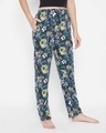 Shop Floral Print Pyjamas In Black   Cotton-Design