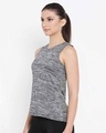 Shop Grey Gymsports Textured Activewear Tank Top-Design