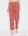 Shop Lorry Print Pyjamas In Red-Front