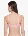 Shop Non Padded Non Wired Full Coverage Bra In Light Pink   Cotton-Design