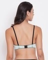 Shop Non Padded Non Wired Full Printed Bra In Sage Green-Design