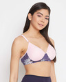 Shop Padded Non Wired Full Cup T Shirt Bra In Baby Pink-Full