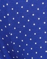 Shop Polka Print Boxer Shorts In Blue-Full
