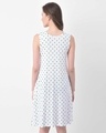 Shop Polka Print Sleep Dress In White  Cotton Rich-Design