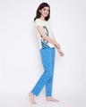 Shop Powerpuff Girls Top & Pyjama Set In Yellow & Blue   100% Cotton-Design