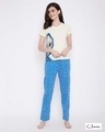 Shop Powerpuff Girls Top & Pyjama Set In Yellow & Blue   100% Cotton