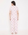 Shop Pretty Florals Button Me Up Shirt & Pyjama In Baby Pink   100% Cotton-Design