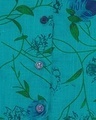 Shop Pretty Florals Button Me Up Shirt & Pyjama In Blue   100% Cotton-Full