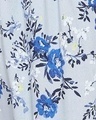 Shop Pretty Florals Cami Top & Culottes In Powder Blue   Crepe-Full