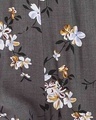 Shop Pretty Florals Pyjamas In Dark Grey   Rayon