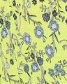 Shop Pretty Florals Pyjamas In Lemon Yellow