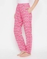 Shop Pretty Florals Pyjamas In Pink   Rayon-Design