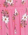 Shop Pretty Florals Pyjamas In Pink   Rayon-Full